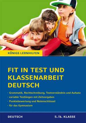 Fit in Test und Klassenarbeit - Deutsch 5./6. Klasse Gymnasium de Peter Süß