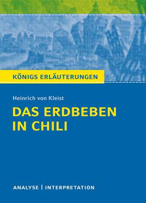 Das Erdbeben in Chili von Heinrich von Kleist. de Heinrich Kleist