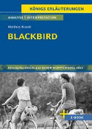 Blackbird - Textanalyse und Interpretation de Matthias Brandt