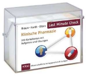 Last Minute Check - Klinische Pharmazie de Christina Braun