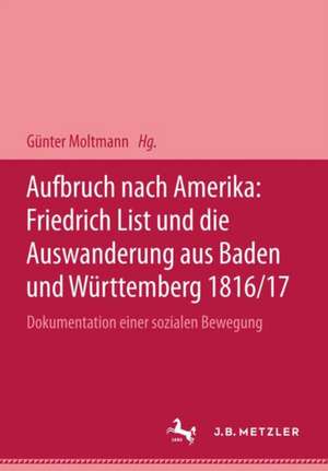 Aufbruch nach Amerika de Günter Moltmann