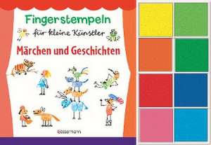 Fingerstempeln für kleine Künstler-Set. Märchen und Geschichten selber stempeln und erzählen. de Norbert Pautner