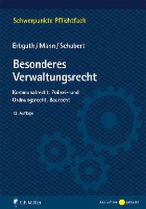 Besonderes Verwaltungsrecht de Wilfried Erbguth