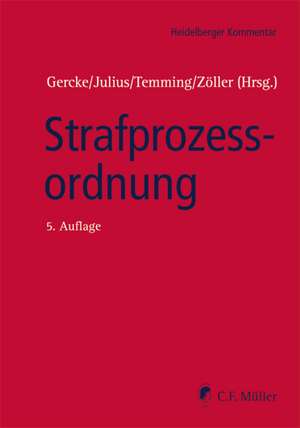 Strafprozessordnung de Karl-Peter Julius