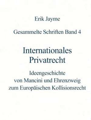 Internationales Privatrecht de Erik Jayme