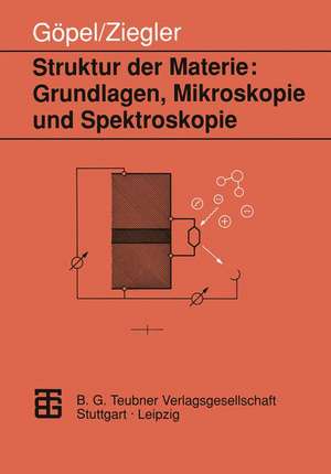 Struktur der Materie: Grundlagen, Mikroskopie und Spektroskopie de Wolfgang Göpel