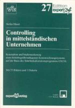 Controlling in mittelständischen Unternehmen de Stefan Maser