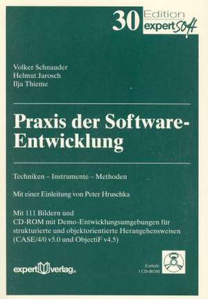 Praxis der Softwareentwicklung de Volker Schnauder