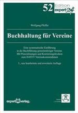 Buchhaltung für Vereine de Wolfgang Pfeffer