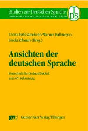 Ansichten der deutschen Sprache de Ulrike Haß-Zumkehr