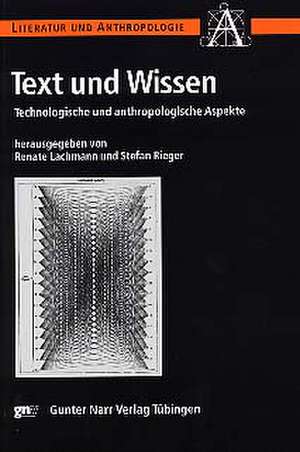 Text und Wissen de Renate Lachmann