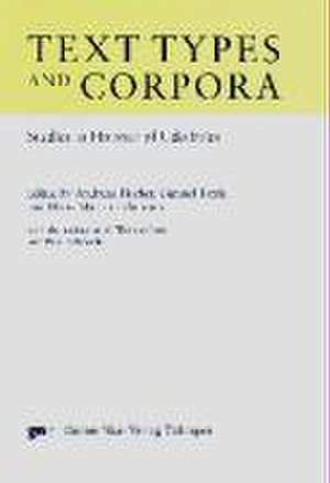 Text Types and Corpora de Andreas Fischer