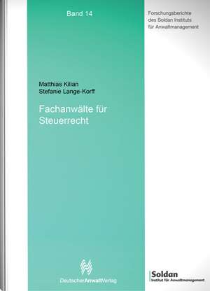 Fachanwälte für Steuerrecht de Matthias Kilian