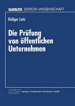 Die Prüfung von öffentlichen Unternehmen de Rüdiger Loitz