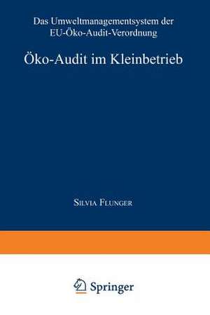 Öko-Audit im Kleinbetrieb: Das Umweltmanagementsystem der EU-Öko-Audit-Verordnung de Silvia Flunger