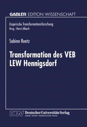 Transformation des VEB LEW Hennigsdorf de Sabine Reetz