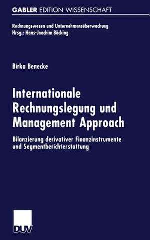 Internationale Rechnungslegung und Management Approach: Bilanzierung derivativer Finanzinstrumente und Segmentberichterstattung de Birka Benecke