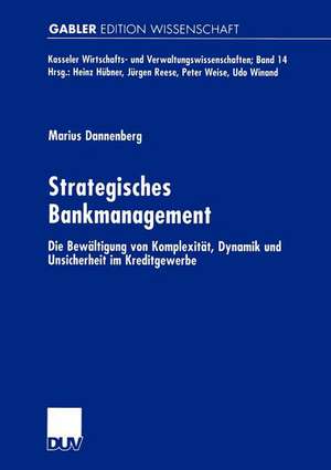 Strategisches Bankmanagement: Die Bewältigung von Komplexität, Dynamik und Unsicherheit im Kreditgewerbe de Marius Dannenberg