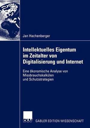 Intellektuelles Eigentum im Zeitalter von Digitalisierung und Internet: Eine ökonomische Analyse von Missbrauchskalkülen und Schutzstrategien de Jan Hachenberger