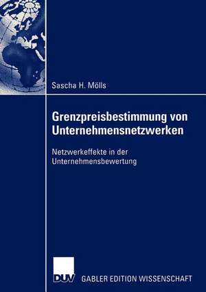 Grenzpreisbestimmung von Unternehmensnetzwerken: Netzwerkeffekte in der Unternehmensbewertung de Sascha Mölls