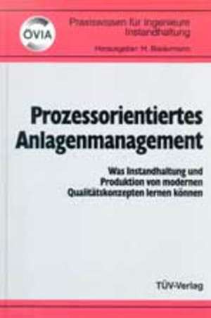 Prozessorientiertes Anlagenmanagement de H. Biedermann