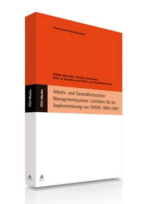 OHSAS 18002:2008 - Deutsche Übersetzung de Gerd Reinartz