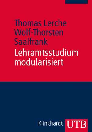 Lehramtsstudium modularisiert de Wolf-Thorsten Saalfrank