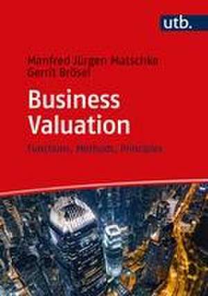 Business Valuation de Manfred Jürgen Matschke