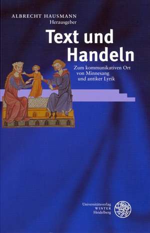 Text und Handeln de Cornelia Logemann