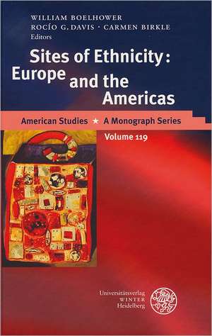 Sites of Ethnicity: Europe and the Americas de William Boelhower