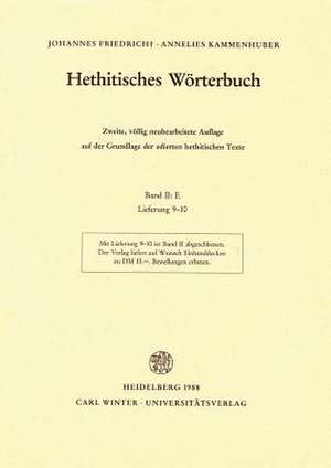 Hethitisches Worterbuch