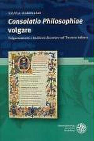 'Consolatio Philosophiae' volgare de Silvia Albesano