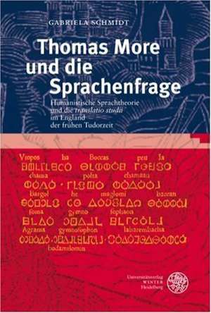 Schmidt, G: Thomas More und die Sprachenfrage