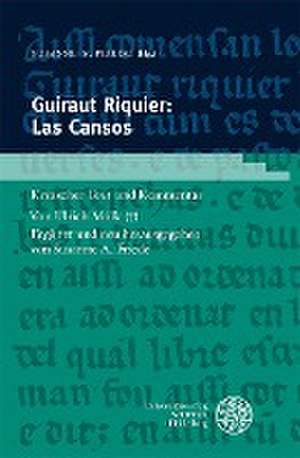 Guiraut Riquier: Las Cansos de Ulrich Mölk