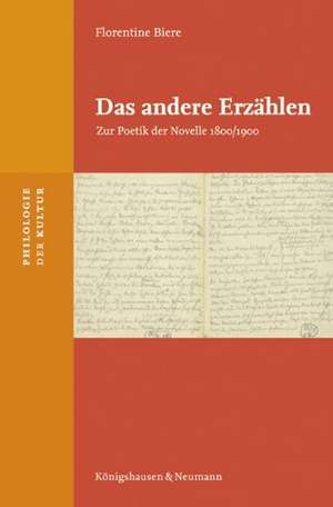 Das andere Erzählen de Florentine Biere