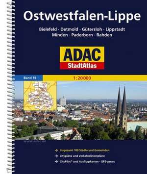 ADAC Stadtatlas Ostwestfalen-Lippe 1:20 000 mit Bielefeld, Detmold, Gütersloh