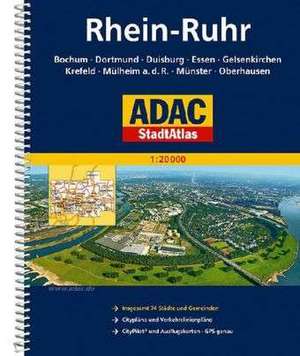 ADAC StadtAtlas Rhein-Ruhr 1:20 000