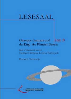 Guiseppe Campani und der Ring des Planeten Saturn de Reinhard Oberschelp