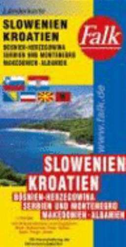 Falk Länderkarte Slowenien/Kroatien