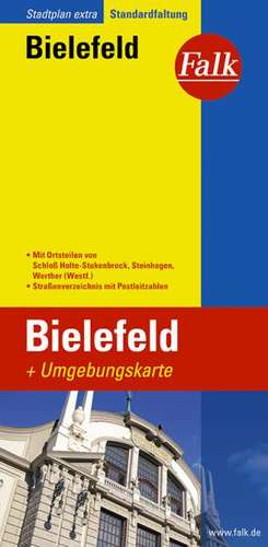 Falk Stadtplan Extra Bielefeld 1:20 000