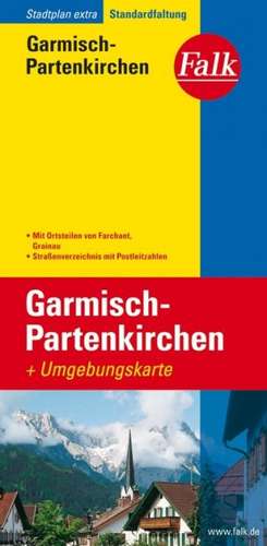 Falk Stadtplan Extra Standardfaltung Garmisch-Partenkirchen