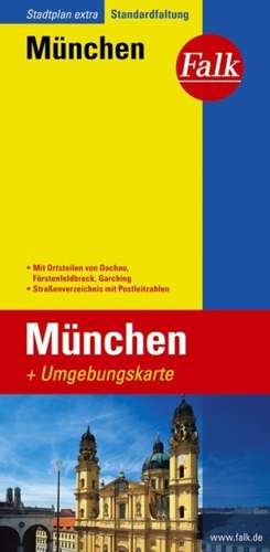 Falk Stadtplan Extra Standardfaltung München 1 : 20 000