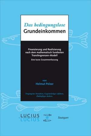 Das bedingungslose Grundeinkommen de Helmut Pelzer