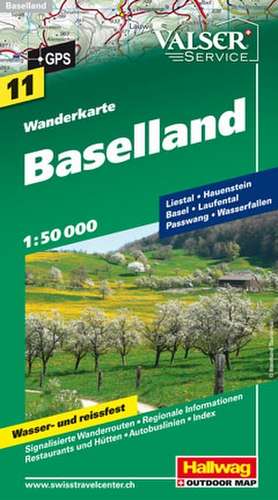 Wanderkarte Baselland 1 : 50 000