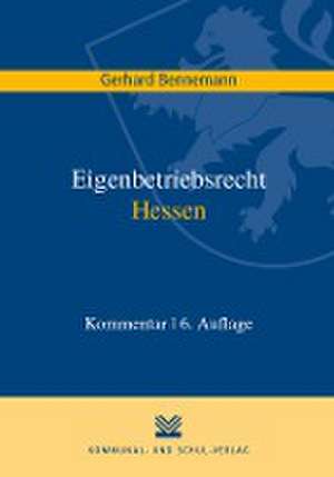 Eigenbetriebsrecht Hessen de Gerhard Bennemann