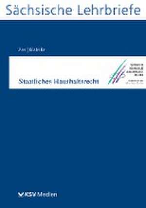 Staatliches Haushaltsrecht (SL 7) de Matthias Zier