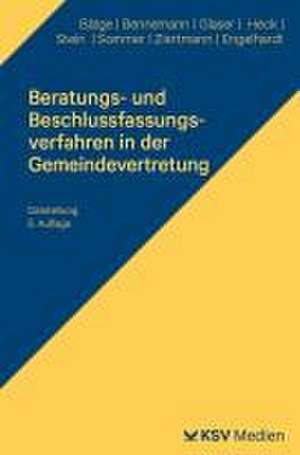 Beratungs- und Beschlussfassungsverfahren in der Gemeindevertretung de Frank Bätge