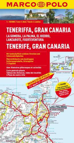 MARCO POLO Teneriffa, Gran Canaria 1 : 150 000 Regionalkarte