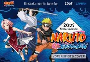 Naruto Shippuden 2025 Mitmachkalender für jeden Tag de Masashi Kishimoto