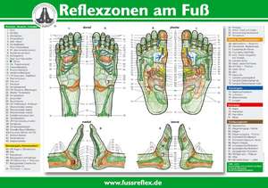 Reflexzonen der Füße (Tafel A2) de Hanne Marquardt